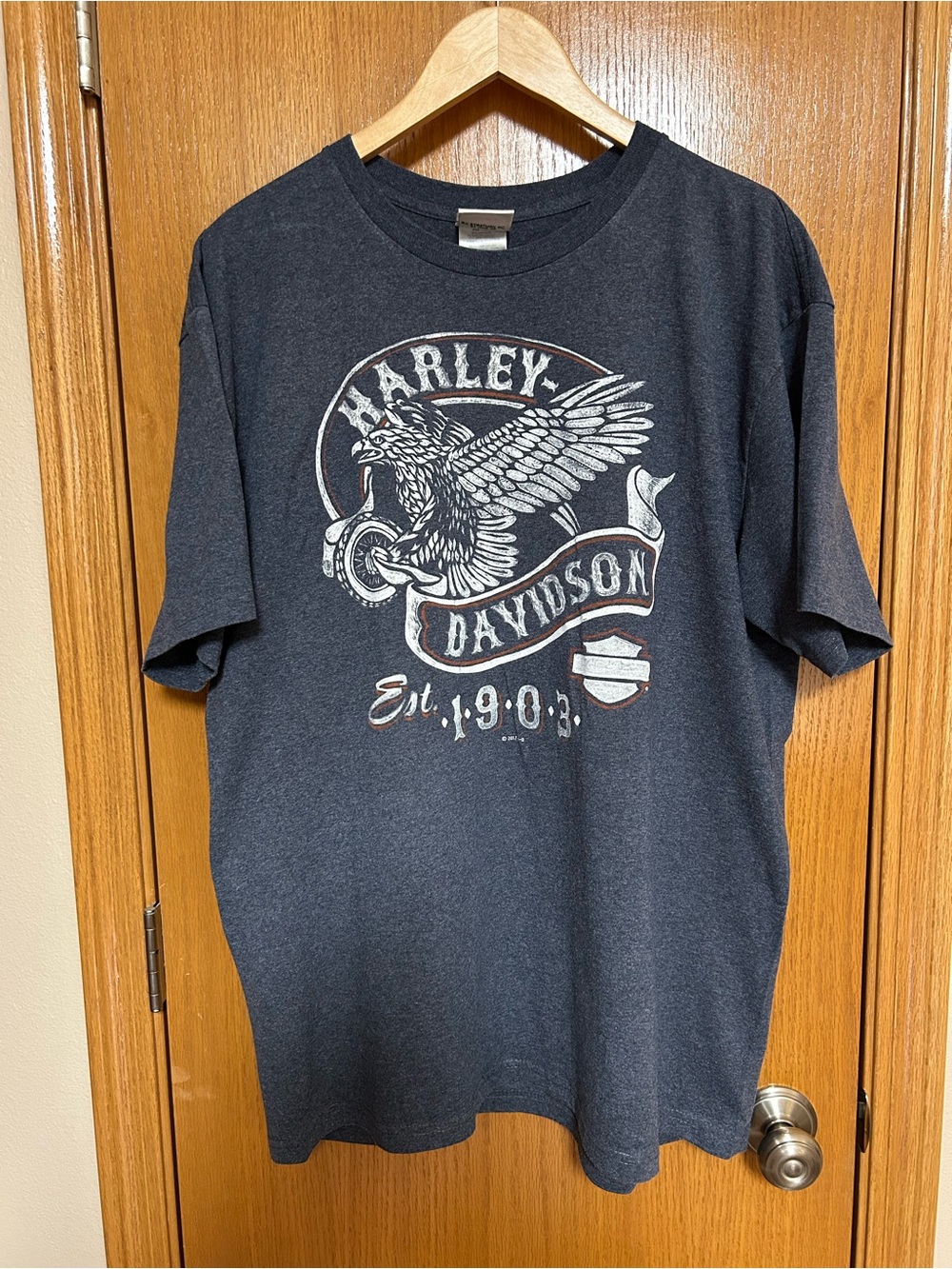 Harley-Davidson Black Eagle Graphic Short Sleeve Tee